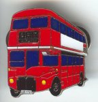 Ansteckpin London Doppeldecker-Bus