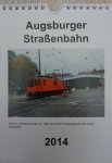 Kalender 2014 der Augsburger Straßenbahn