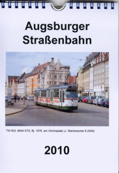 Kalender 2010 der Augsburger Straßenbahn - zum Schließen ins Bild klicken