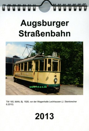 Kalender 2013 der Augsburger Straßenbahn - zum Schließen ins Bild klicken
