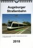 Kalender 2018 der Augsburger Straßenbahn