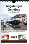 Kalender 2023 der Augsburger Omnibus und Umgebung