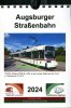 Kalender 2024 der Augsburger Straßenbahn