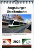 Kalender 2026 der Augsburger Straßenbahn